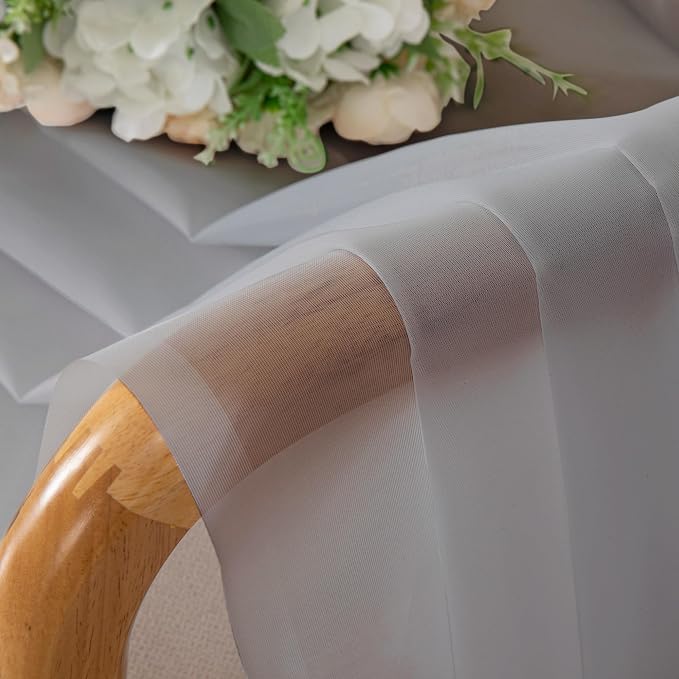 OWENIE Sheer Curtains 96 inches Long - Image 6