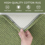 KOZYFLY Runners for Hallways 2x6 ft Washable Kitchen Runner Non Slip Rubber - Image 6