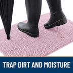 OLANLY Dog Door Mat for Muddy Paws 34x21, Absorbs Moisture and Dirt, Absorbent - Image 2