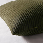 Topfinel Dark Green Euro Shams Decorative Throw Pillow Covers 22x22 Inch Set of - Image 2