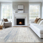 Washable Rug 6x9 Area Rugs for Living Room- Modern Abstract Rugs for Bedroom - Image 8