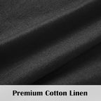 FRAMICS Farmhouse Cotton Linen Curtains - Image 4
