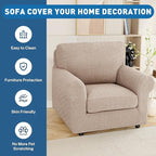 XINEAGE Large Couch Cushion Covers Seat Cushion Cover Thick Stretch Sofa - Image 7