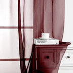 OWENIE Sheer Curtains, Sheer Curtains 84 inch Length 2 Panels Set, Rod Pocket - Image 4