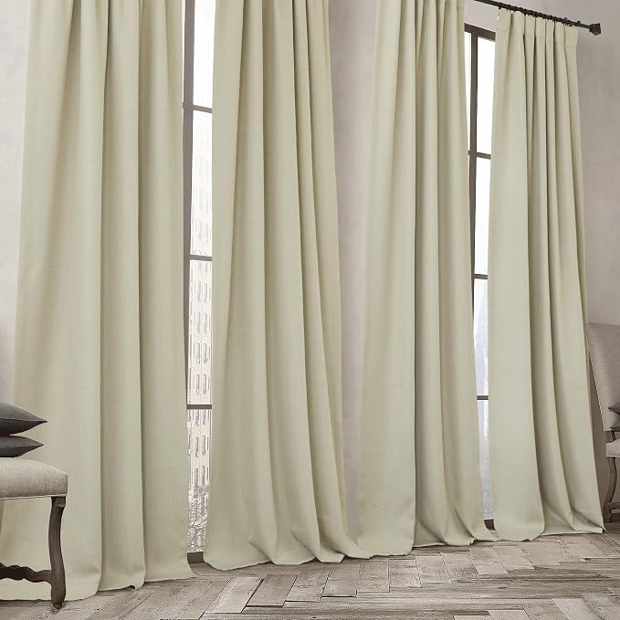 NICETOWN Room Darkening Bedroom Curtains 84 inches Long, Pinch Pleated Curtains - Image 6