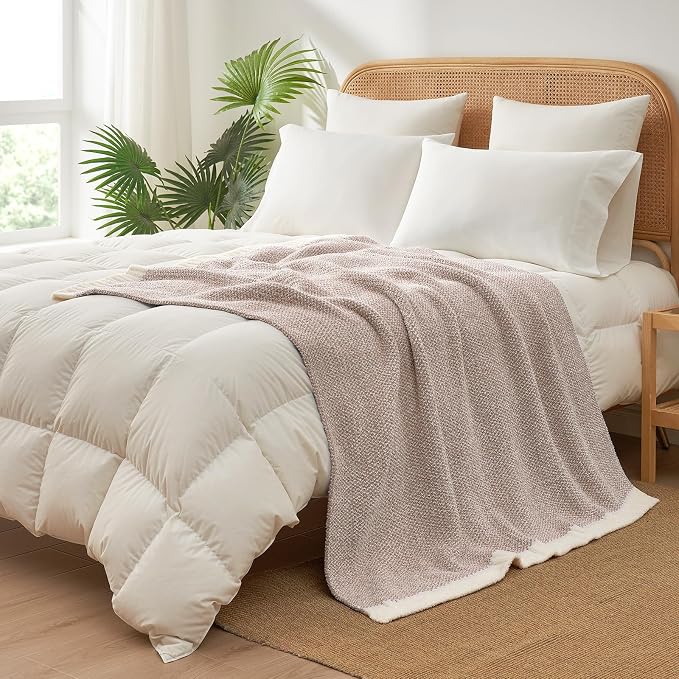 Snuggle Sac Heather Taupe Throw Blanket - Image 8
