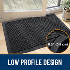OLANLY Front Door Mat Outside Entrance 47x23, Heavy Duty Sturdy Natural Rubber - Image 4
