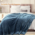 TOONOW Fleece Blanket Super Soft Plush Throw Blanket 50" x 60" Cozy Fuzzy Bed - Image 3