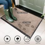 Mibao Dirt Trapper Door Mat for Indoor Outdoor, Waterproof All-Season, - Image 4