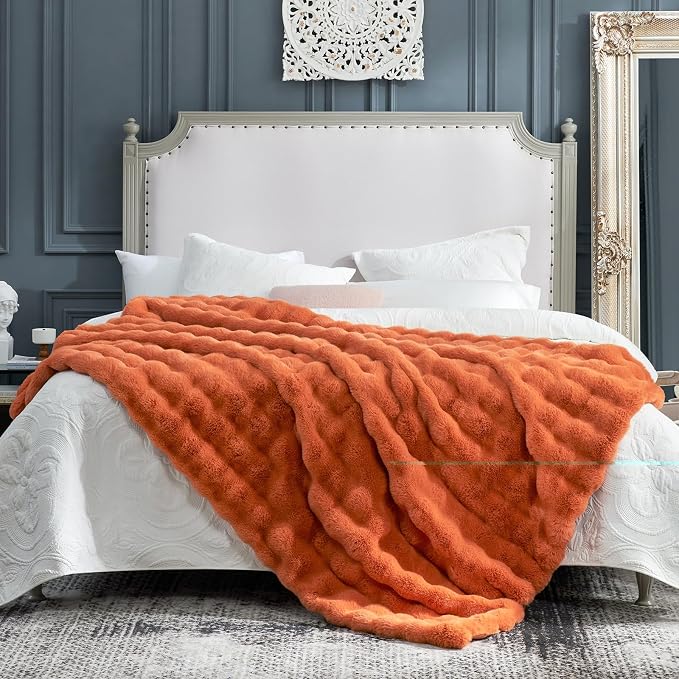 Cozy Bliss Faux Fur Throw Blanket - Image 2