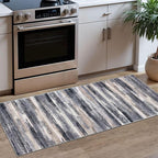 Lansny Modern Abstract Runner Rug 2x5 by lansny