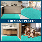 OLANLY Dog Door Mat for Muddy Paws 47x20, Absorbs Moisture and Dirt, Absorbent - Image 8