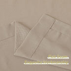 NICETOWN Thick Flax Linen Camel Curtains 108 inches Long, Pinch Pleated Linen - Image 9