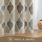 Beauoop 100% Blackout Curtains 72 Inches Long 2 Panels - Image 4