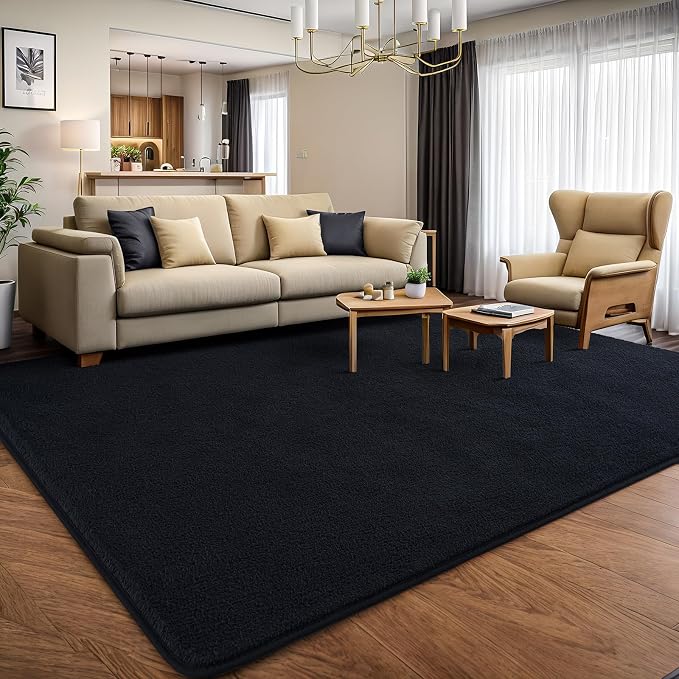 AROGAN Modern Shag Area Rug for Living Room, 5x7 Feet Washable Rugs for Bedroom - Image 8