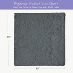 Bigacogo Chunky Knit Throw Blanket - Image 2