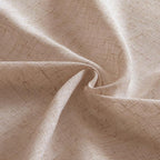 MIULEE Natural Beige Linen Curtains 45 Inch Length 2 Panels - Image 8