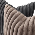 decorUhome Cozy Faux Fur Throw Pillow Covers 26x26 Set of 2 Decorative Soft - Image 2