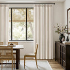 MIULEE Pinch Pleated Thick Linen Curtains 84 Inches Long 2 Panels - Image 5