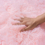 Small Area Rug, 2x3 Pink Rug for Bedroom Shaggy Throw Rugs for Girls Room - Image 6