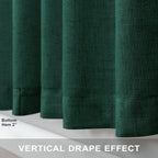 Dark Green Curtains 96 Inches Long - Image 7