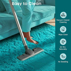 Ophanie Teal Rugs for Bedroom Living Room, Fluffy Fuzzy Furry Carpet, Plush - Image 6