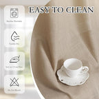 MYSKY HOME Taupe Curtains for Beroom Liivng Room 84 Inch Length 2 Panels Set - Image 8