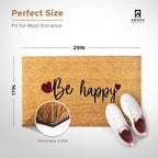 Be Happy - 17"x29" - Coir Door Mat - Welcome Mats - Image 2