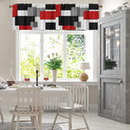 Emvency 4 Pack Valances Window Treatments, 52x18 Inch Rod Pocket Valances - Image 3