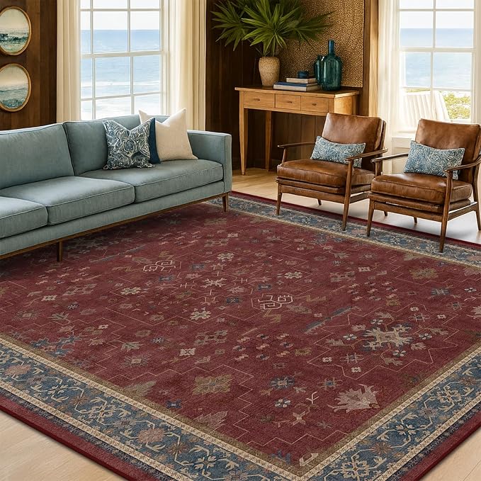 7x9 Dining Room Rugs for Under Table - Image 3
