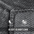 Exclusivo Mezcla Fleece Throw Blanket Extra Large, Super Soft and Warm Blankets - Image 5