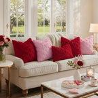 decorUhome Valentine’s Day Soft Plush Throw Pillow Covers 16x16 Inch Set of 2 - Image 7