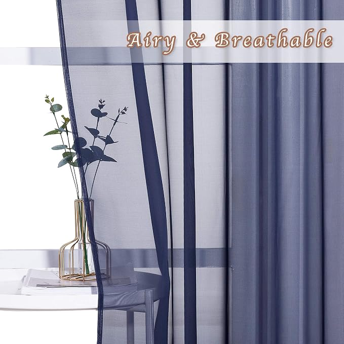 NICETOWN Sheer Curtains Voile Panels - Image 3