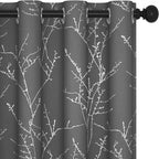 Deconovo Floor to Ceiling Curtains, Soundproof Thermal Insulated Curtain by Deconovo