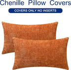 CaliTime Fall Throw Pillow Covers Decorative 12 X 20 Inches Pack of 2 Cozy - Image 6