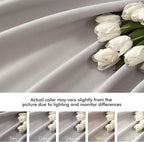 MIULEE Stone Back Tab Blackout Curtains 102 Inch Long 2 Panels Set - Image 7