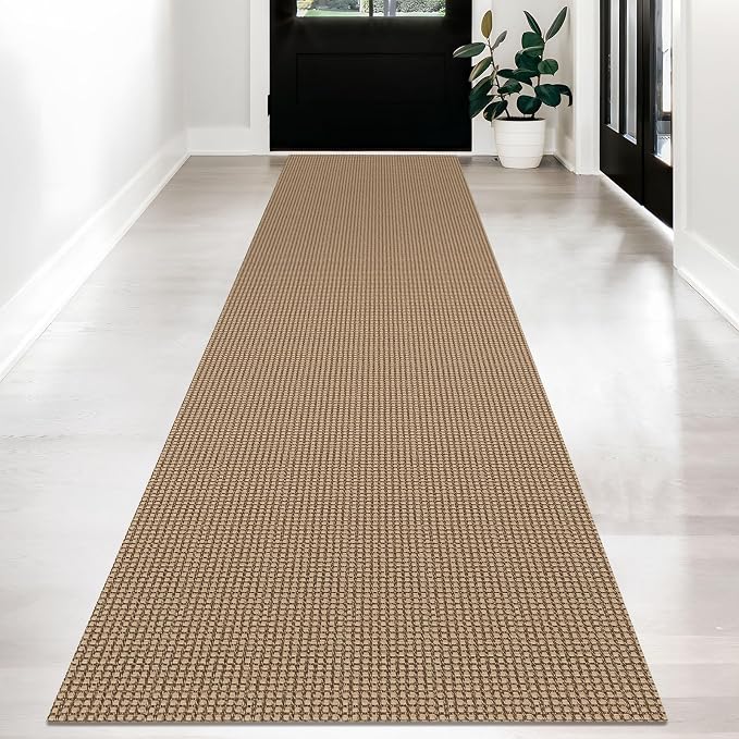 KOZYFLY Long Runners for Hallways 2.6x12 ft Washable Kitchen Runner Non Slip by KOZYFLY