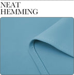 NICETOWN Teal Blue Blackout Curtains 96 inches Length - Image 6