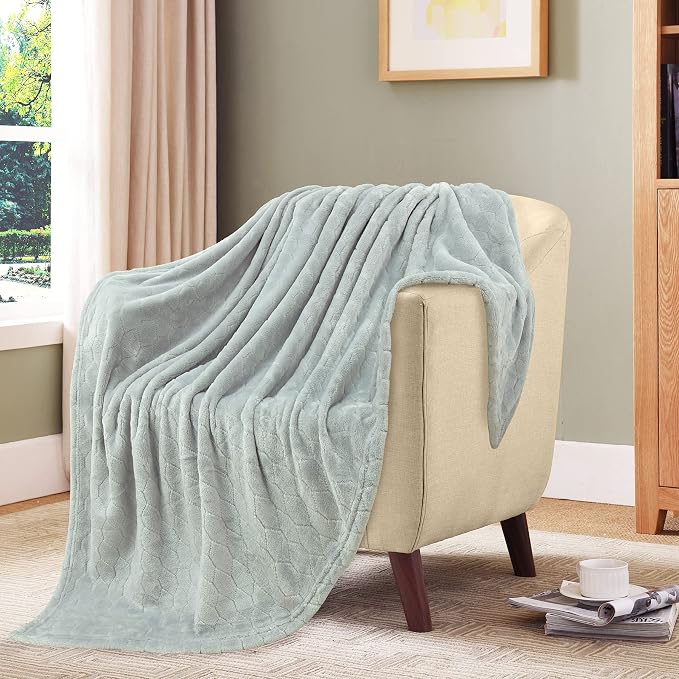 TOONOW Fleece Blanket Super Soft Cozy Throw Blanket 50" x 60", Lightweight - Image 6