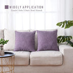 HPUK Linen Throw Pillow Covers Pack of 2, 18x18 Inch Accent Cushion Covers - Image 6