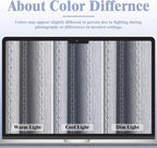 Blue Boho Blackout Curtains 2 Panels 84 Inch - Image 5