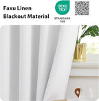 NICETOWN Faux Linen Curtain Valances - Image 5