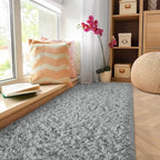 Amearea Shag Fluffy Runner Rug for Bedroom Girls Living Room, 2x6 Feet Extra - Image 4