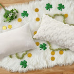 decorUhome St. Patrick’s Day Shamrock Pillow Covers 12x20 Inch Set of 2 - Image 8