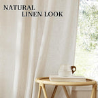 RYB HOME Linen Curtains 84 inches - Image 7