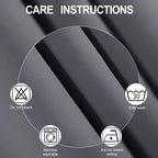 LEMOMO Grey Blackout Curtains 42 x 72 Inch Length/Set of 2 Curtain - Image 4
