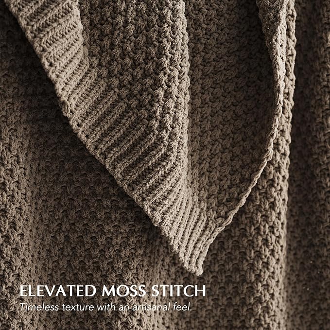 EVERGRACEHOME Chunky Chenille Knit Throw Blanket - Image 3