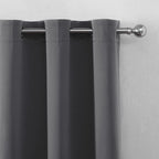 LEMOMO Grey Thermal Blackout Curtains/42 x 84 Inch/Set of 2 Panels Room - Image 7