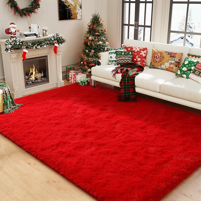 Amearea Shag Fluffy Area Rug for Bedroom Girls Living Room, Extra Soft and by AmeareaDirect