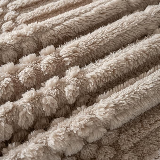 50x70 Inch Brown Throw Blanket - Image 5
